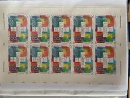 Briefmarkenbogen 700 Jahre Eidgenossenschaft mit ET Stempel