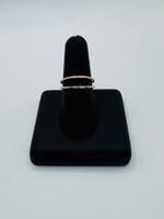 Goldener 2er Ring - Grösse: 52