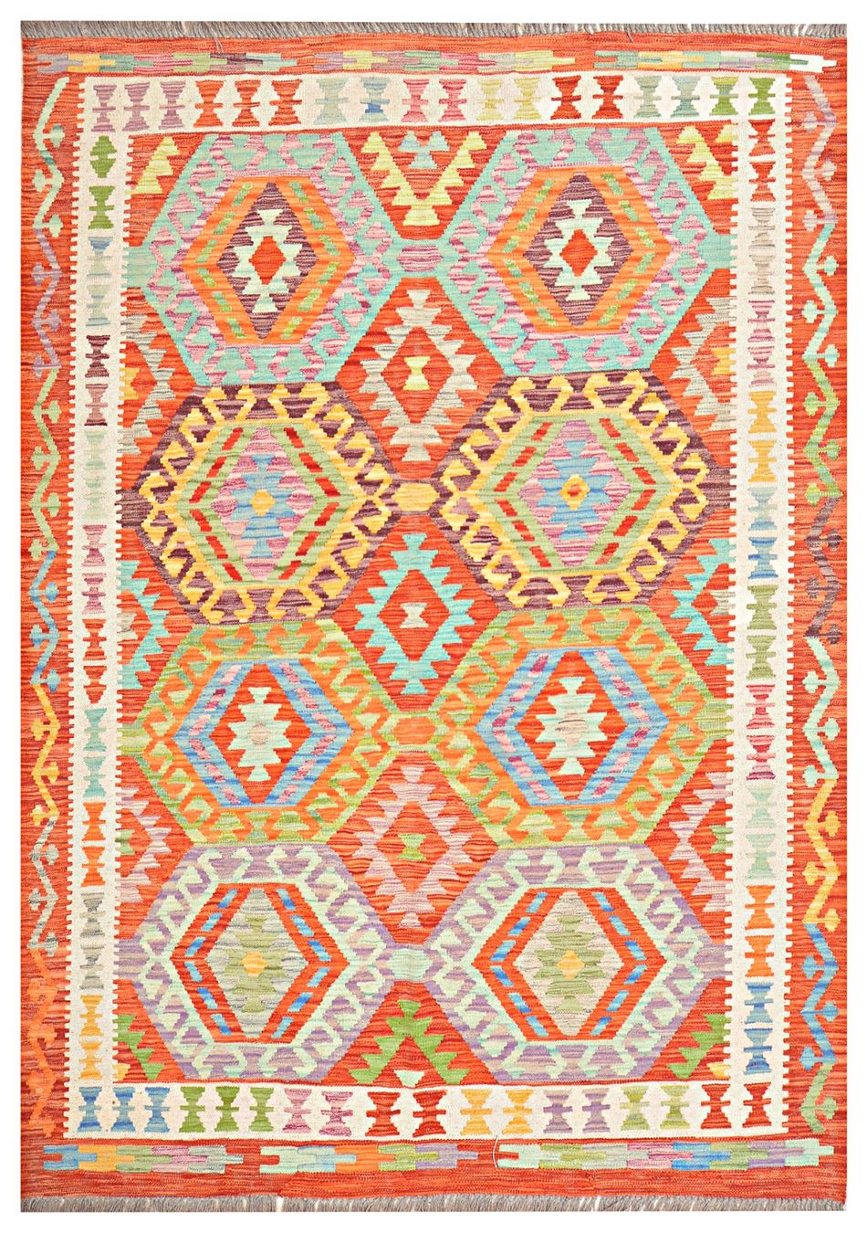 Kelim Tappeti: Oriente Kelim Teppich 170x240 Cm – Nuovo e nell'imballaggio originale da Lahore venduto da Fairways79 6