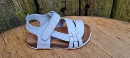 DENO Echtleder Sandalen 25 Neu Weis(254)