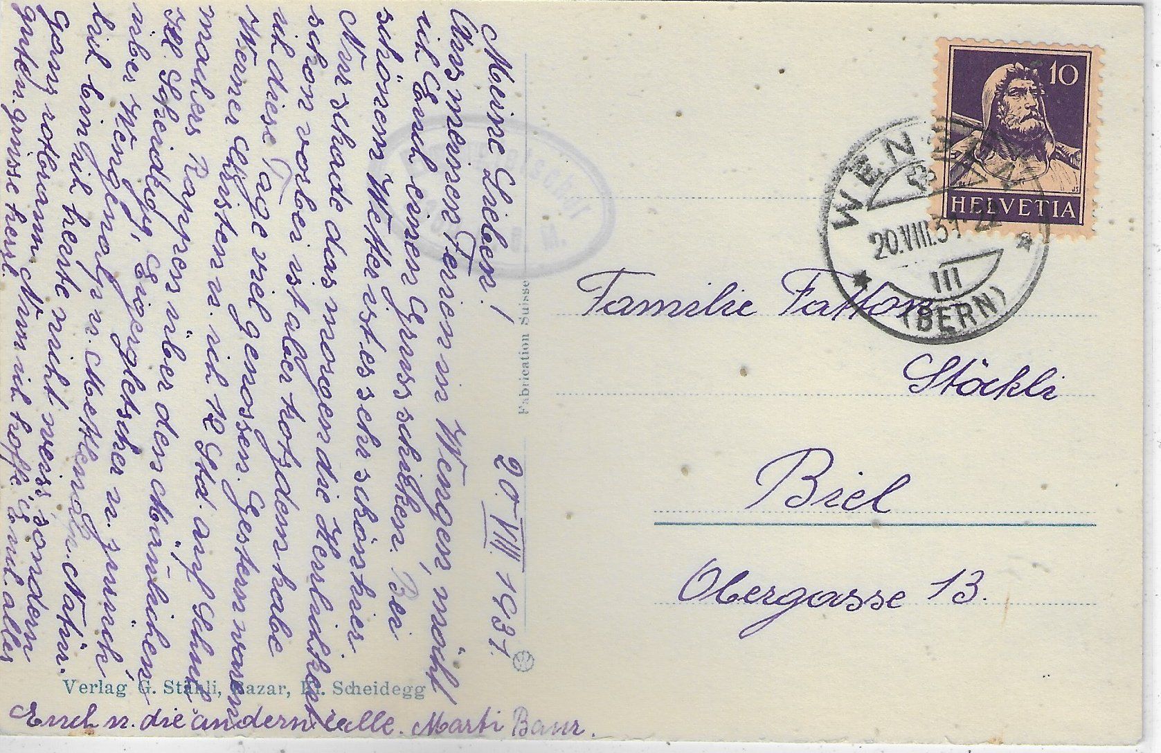 Cartes postales: Auf dem Eigergletscher - animee – D'occasion à Ettingen par Kartenplanet 1