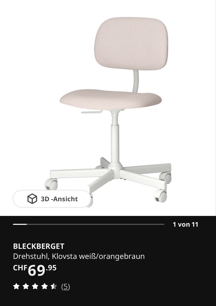 Ikea Scrivanie: Bürotisch + Stuhl – Usato da Luzern venduto da Wolveight 2