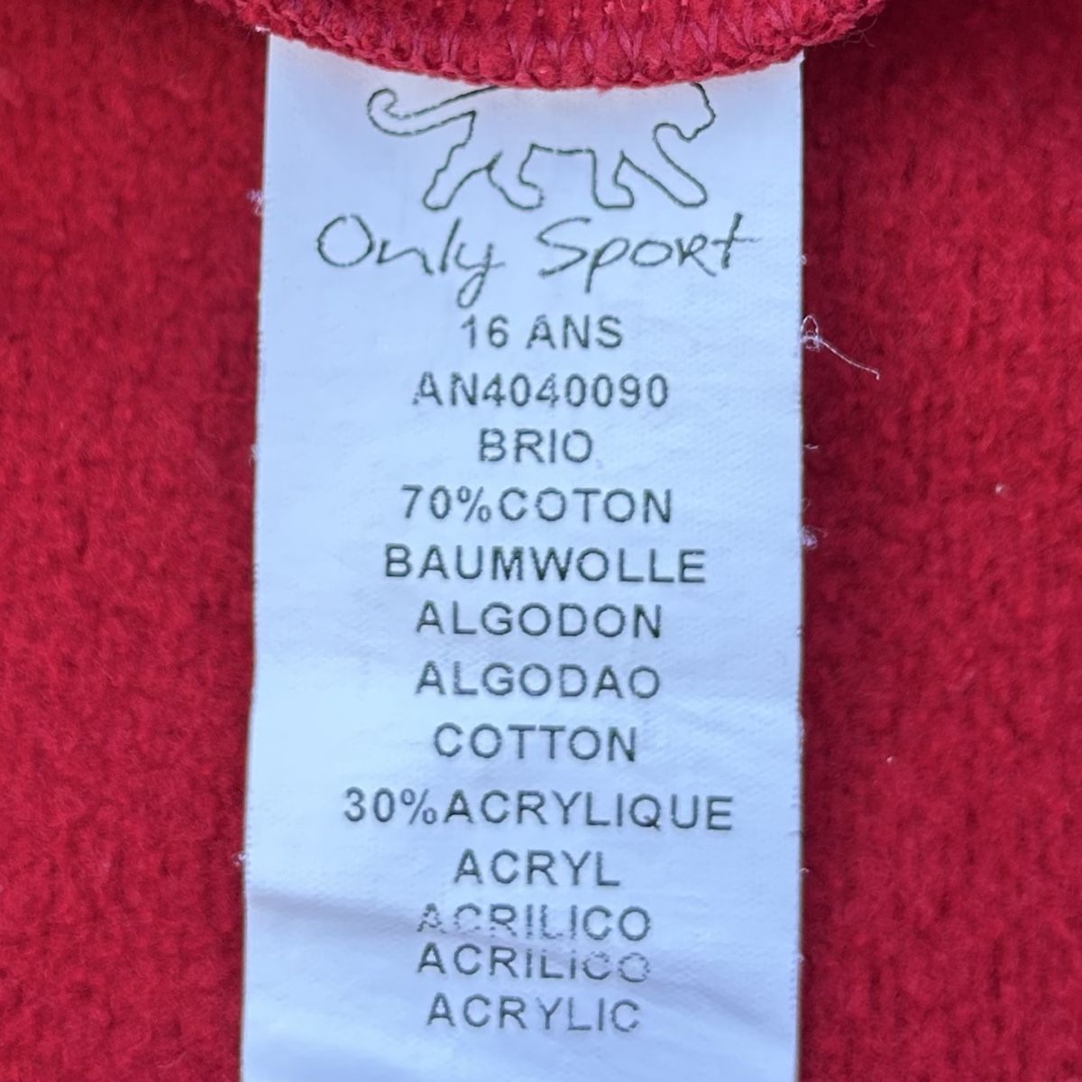 Maglioni & Felpe: Vintage Airness Red embroiedered sweatshirt – Usato da brent venduto da fukusapes 4