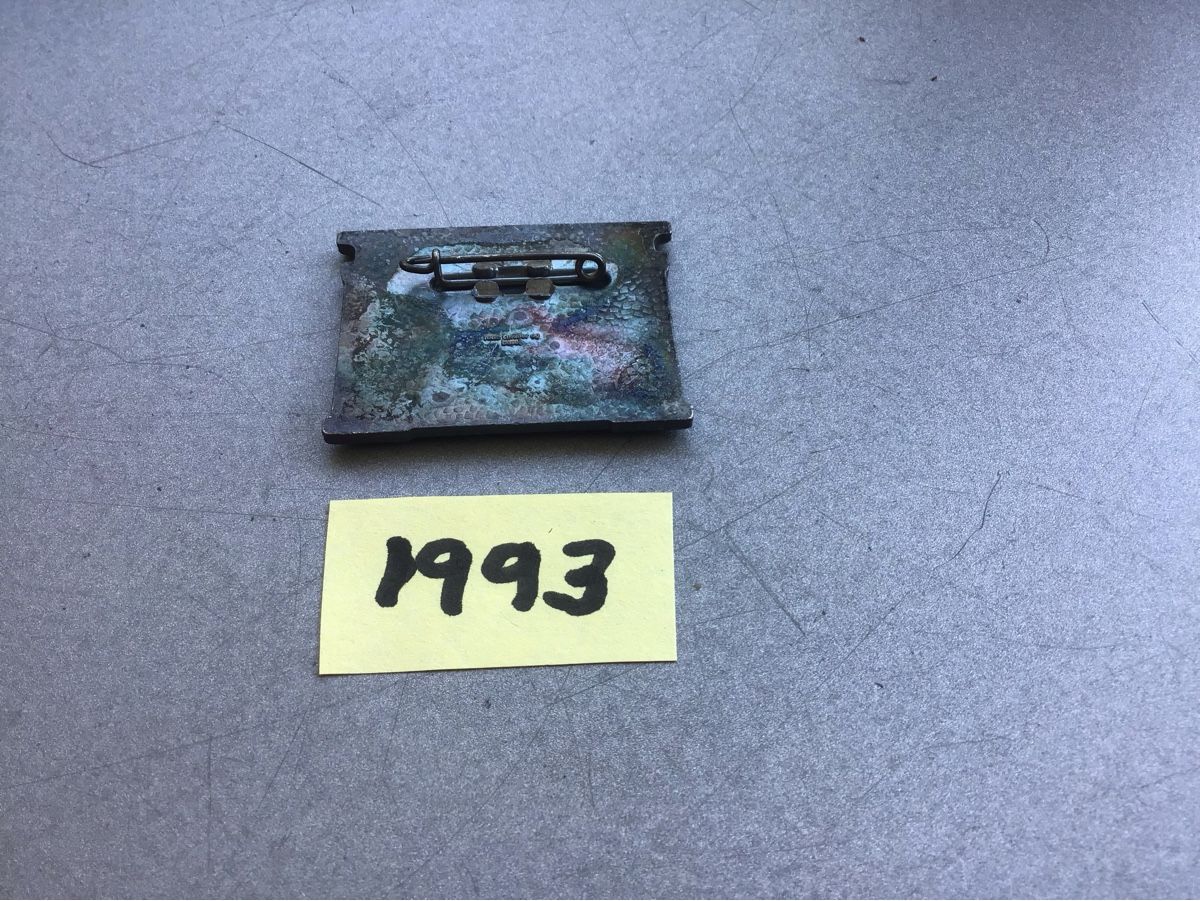 Basler Placchette & Badge: Baslerfasnachtsplaketten 1993 Silber – Usato da Arlesheim venduto da printz01 1