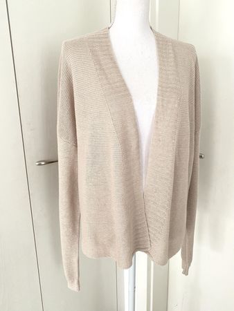 Strickjacke von NILE Gr L. Jacke Cardigan. Neu! Leinen, Hanf