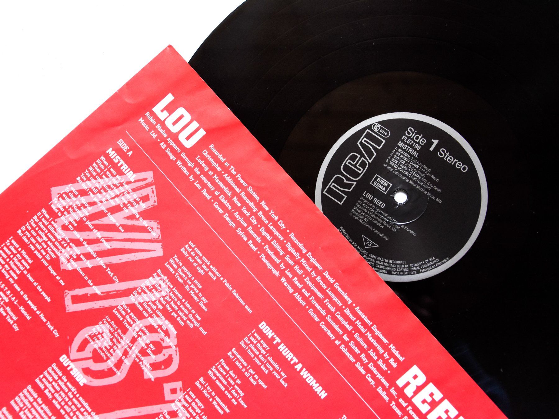 Dischi in vinile: Lou Reed - Mistrial – Usato da Belmont-sur-Yverdon venduto da ag97 2