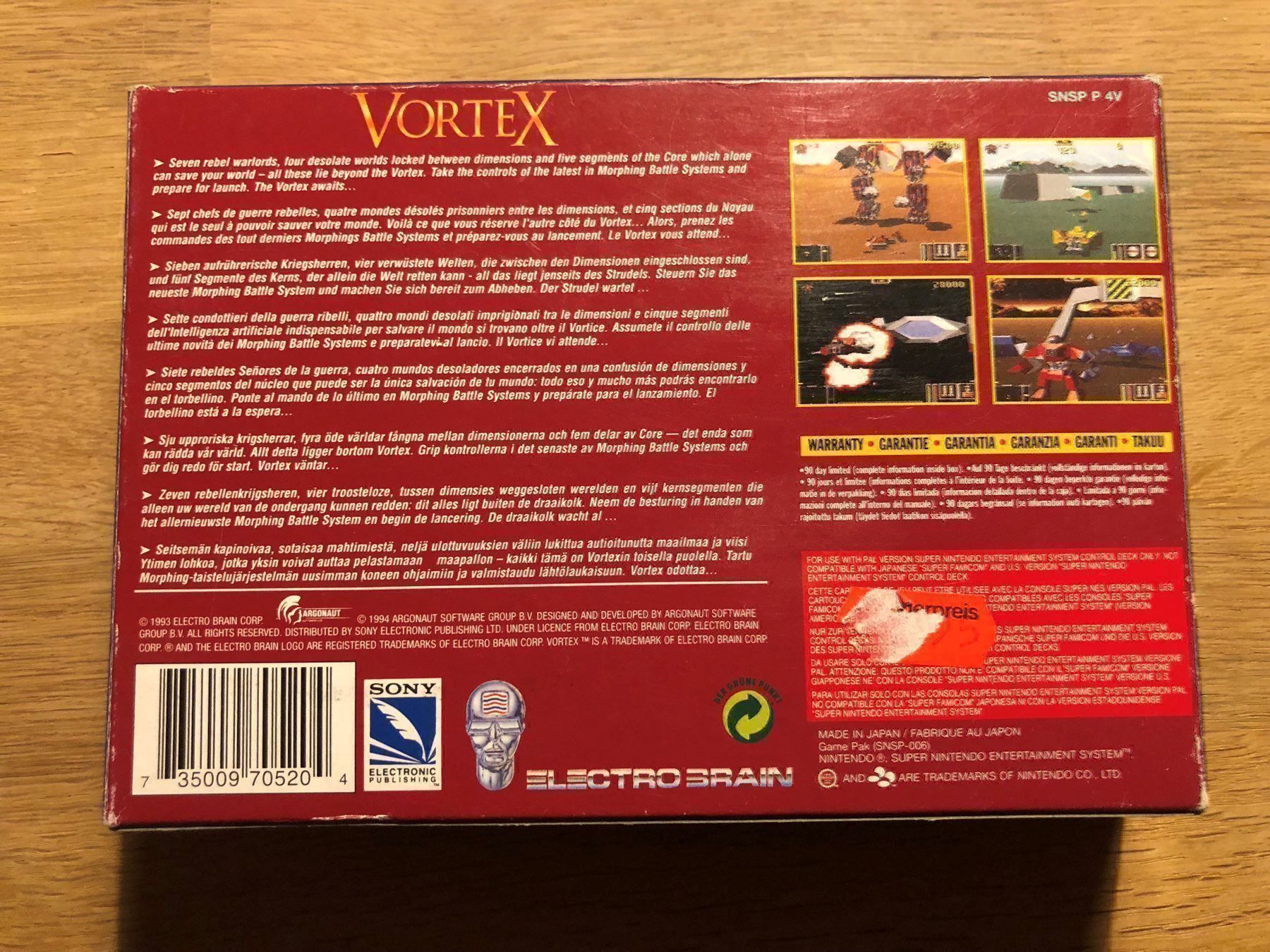 Nintendo Giochi: Vortex für SNES – Usato da Kestenholz venduto da Naruto_01 2