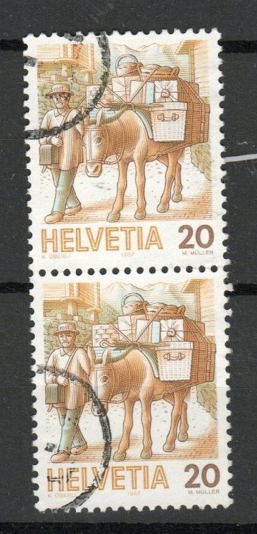 Tutti i francobolli: 1986/89 - Maultierpost – Usato da Schaffhausen venduto da poststamp