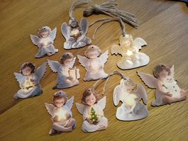 10 Weihnachtsengel Anhänger neuwertig