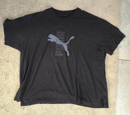 Puma T-Shirt, schwarz, Grösse XXL (US/EU XXL).