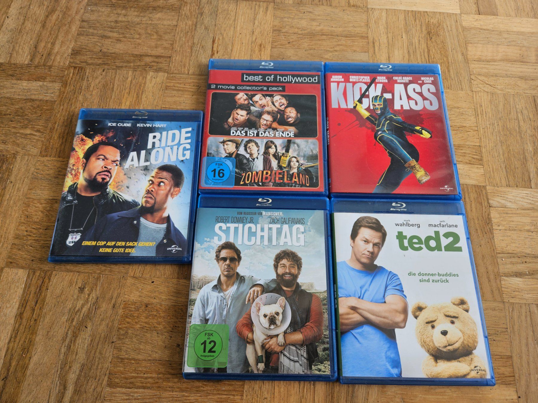 Tutti i DVDs: 6 Blu-ray Komödien Filme – Usato da Hombrechtikon venduto da JackBleacher