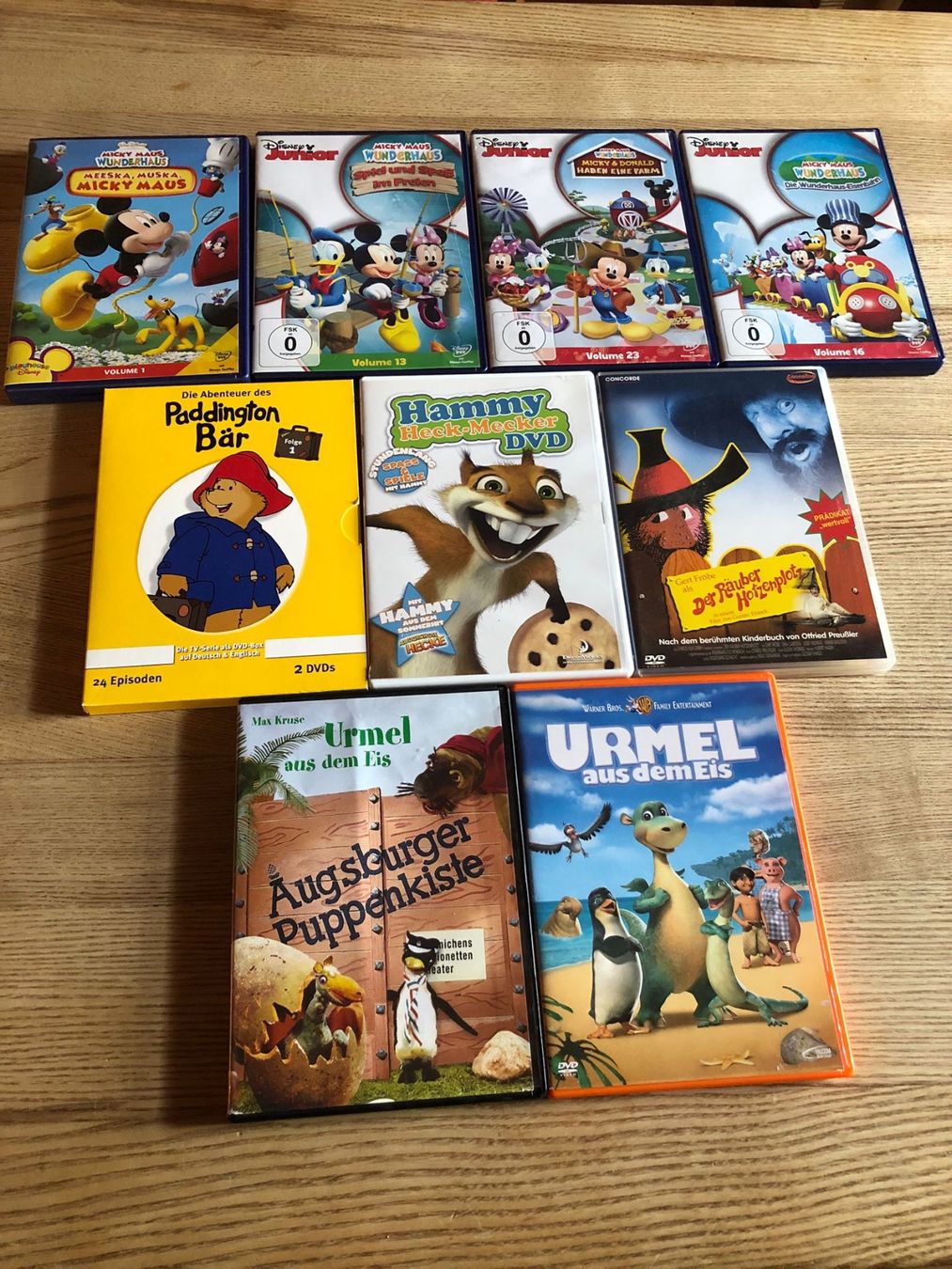 Tous les DVDs: 9 lustige Kinder-DVDs – D'occasion à Röschenz par Tashroal