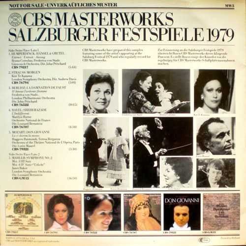 Dischi in vinile: Diverse: Salzburger Festspiele 1979 – Nuovo (secondo la descrizione) da Steinhausen venduto da Vilivinili 1