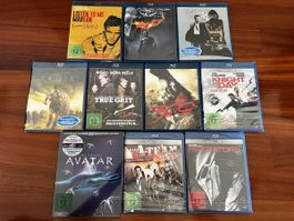 Set von 10 blue-ray DVDs mit coolen Filmen NEU