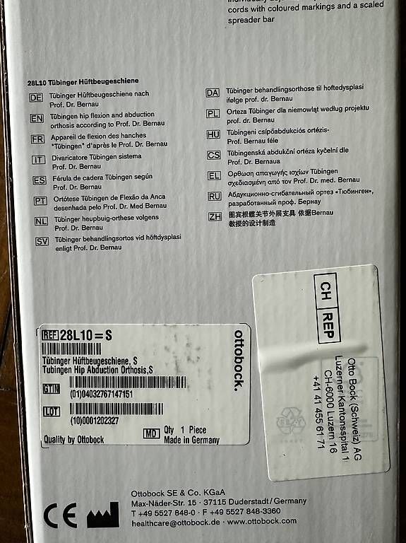 : Tübinger Hüftbeugeschiene – Gebraucht aus Bettwil von Tschinie 2