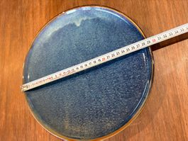 8 F2D Fine2Dine Nova Blue Speiseteller. 28.5cm