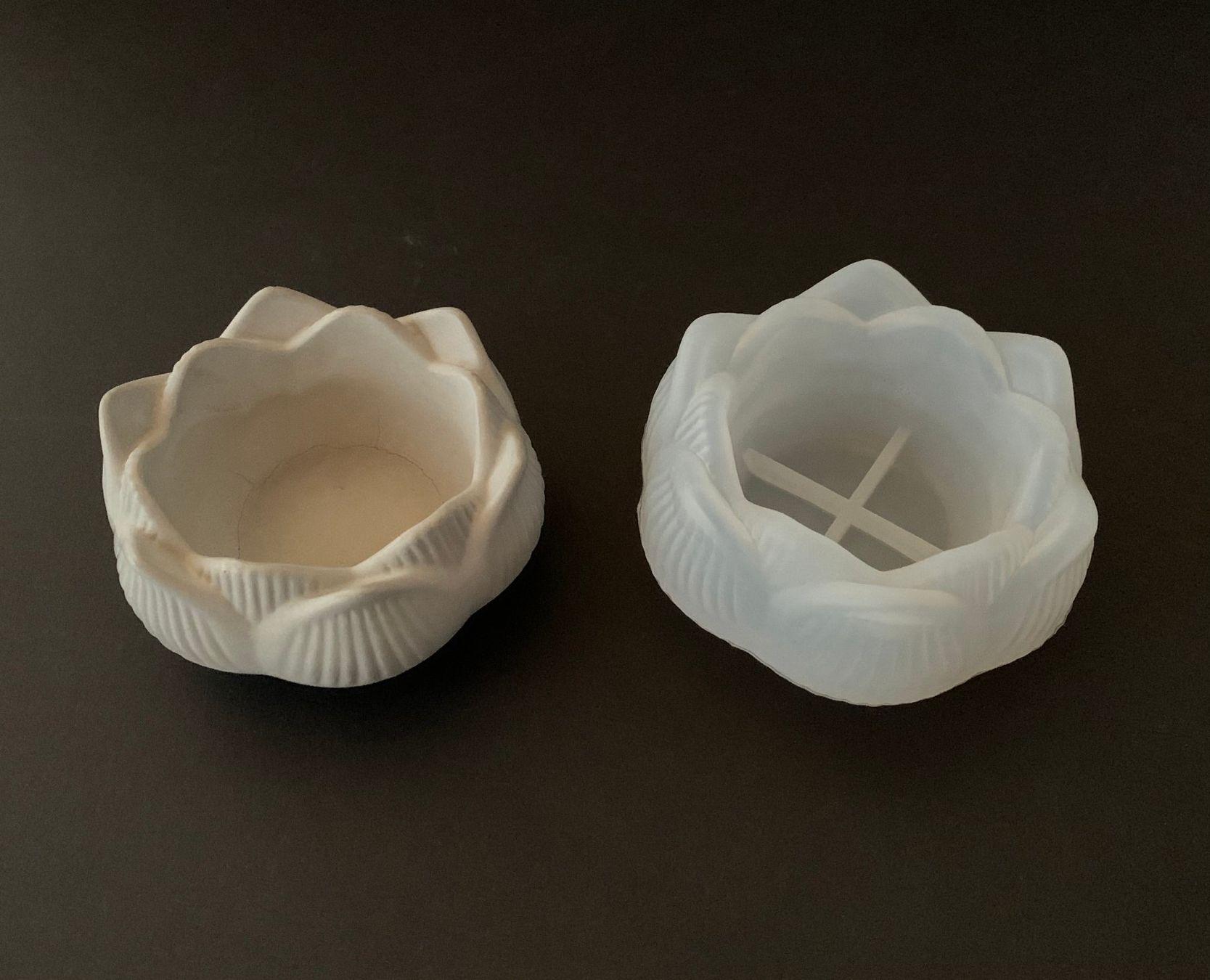Teglie da forno: Giessform Silikonform Teelicht Lotus – Nuovo e nell'imballaggio originale da Kaltbrunn venduto da schere-stein-papier