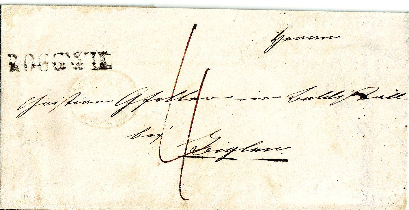 Dokumente: Roggwil 1848 – Gebraucht aus Brittnau von trouvaille02