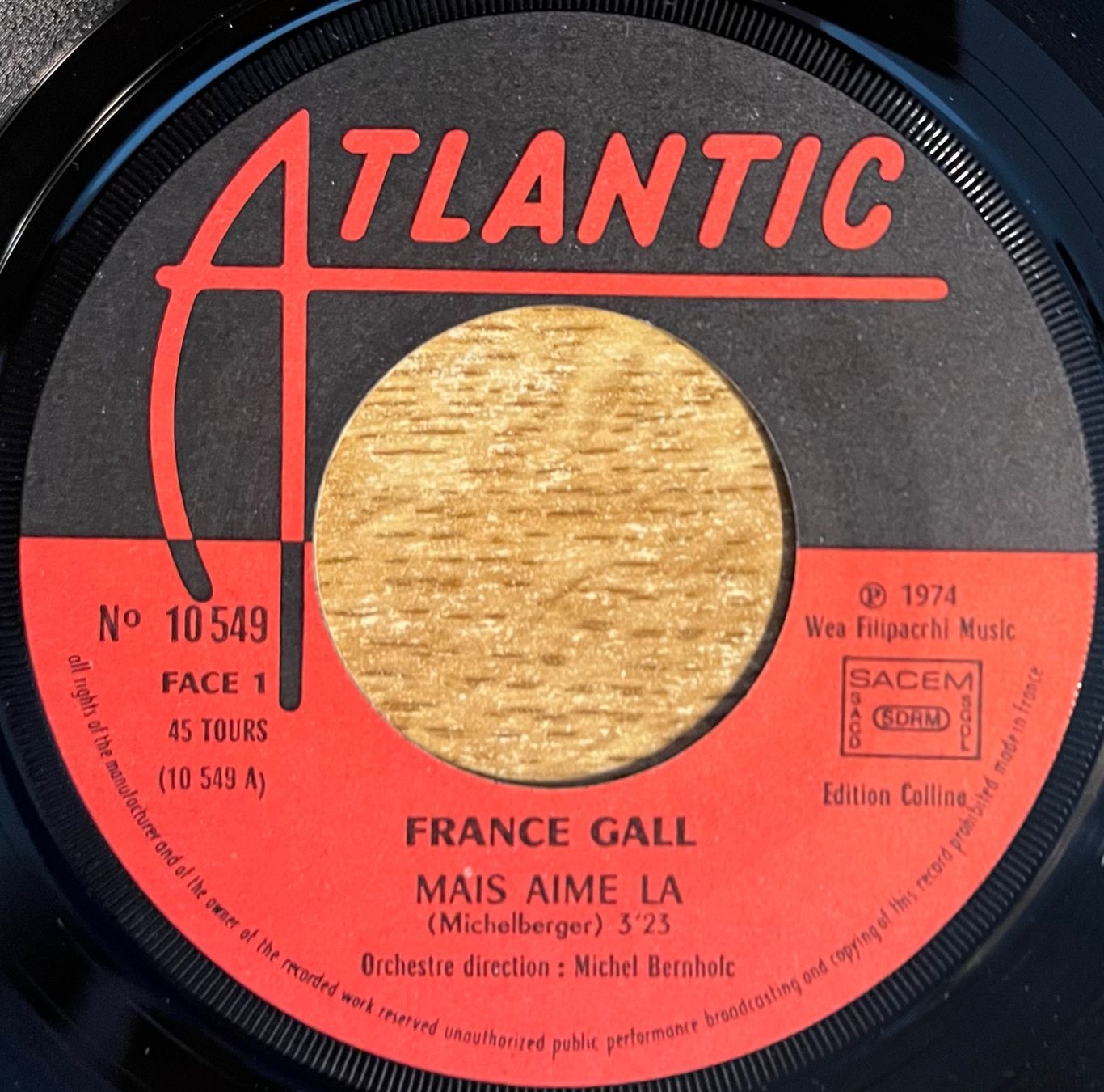 Vinyles: FRANCE GALL - MAIS, AIME-LA – D'occasion à Bussigny par vinyl-pas-cher 2