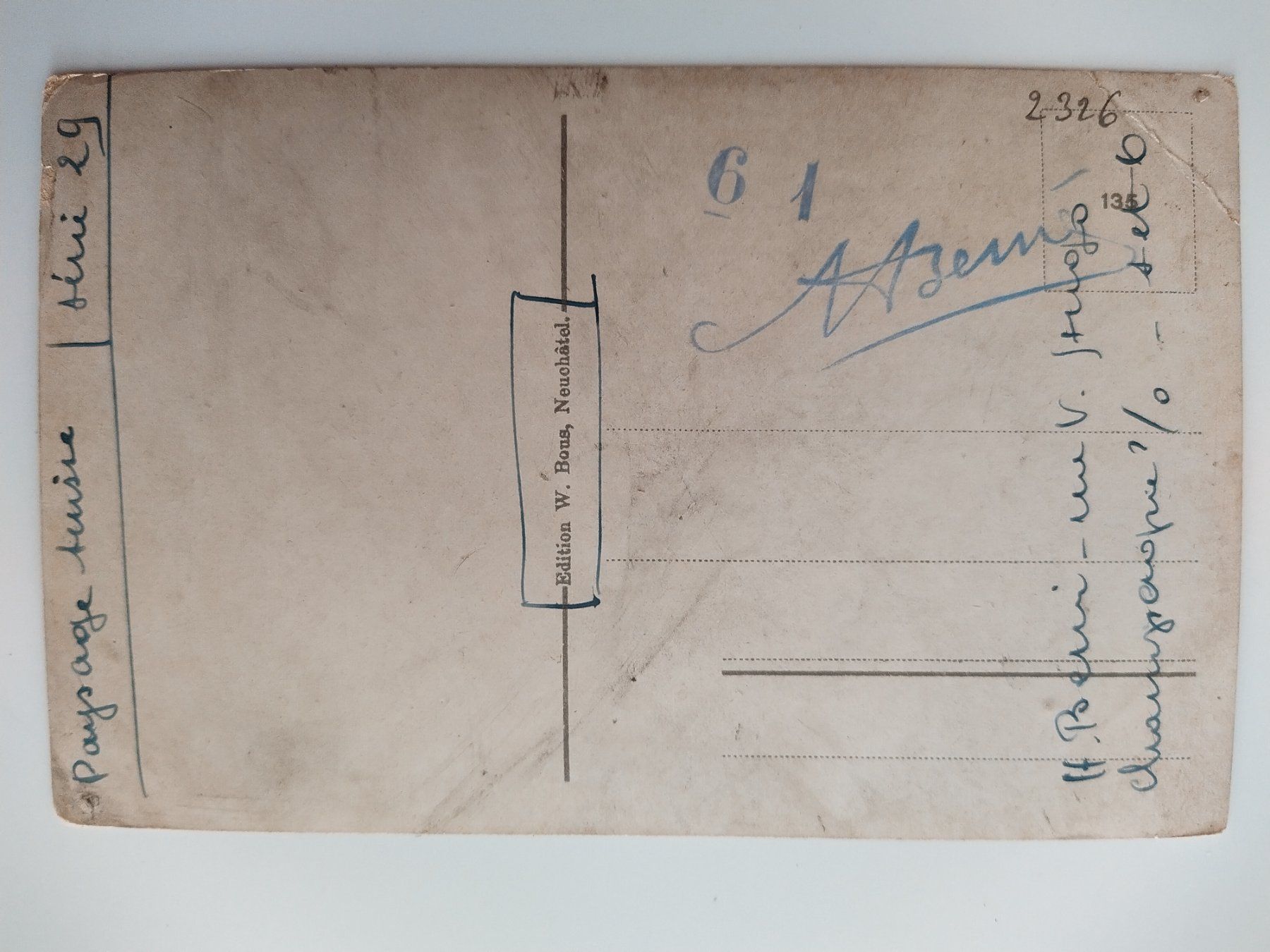 Cartoline postali: Alte Ansichtskarte Heiden mit Säntis, 1929? – Usato da Ohmstal venduto da Lebensfreude05 1