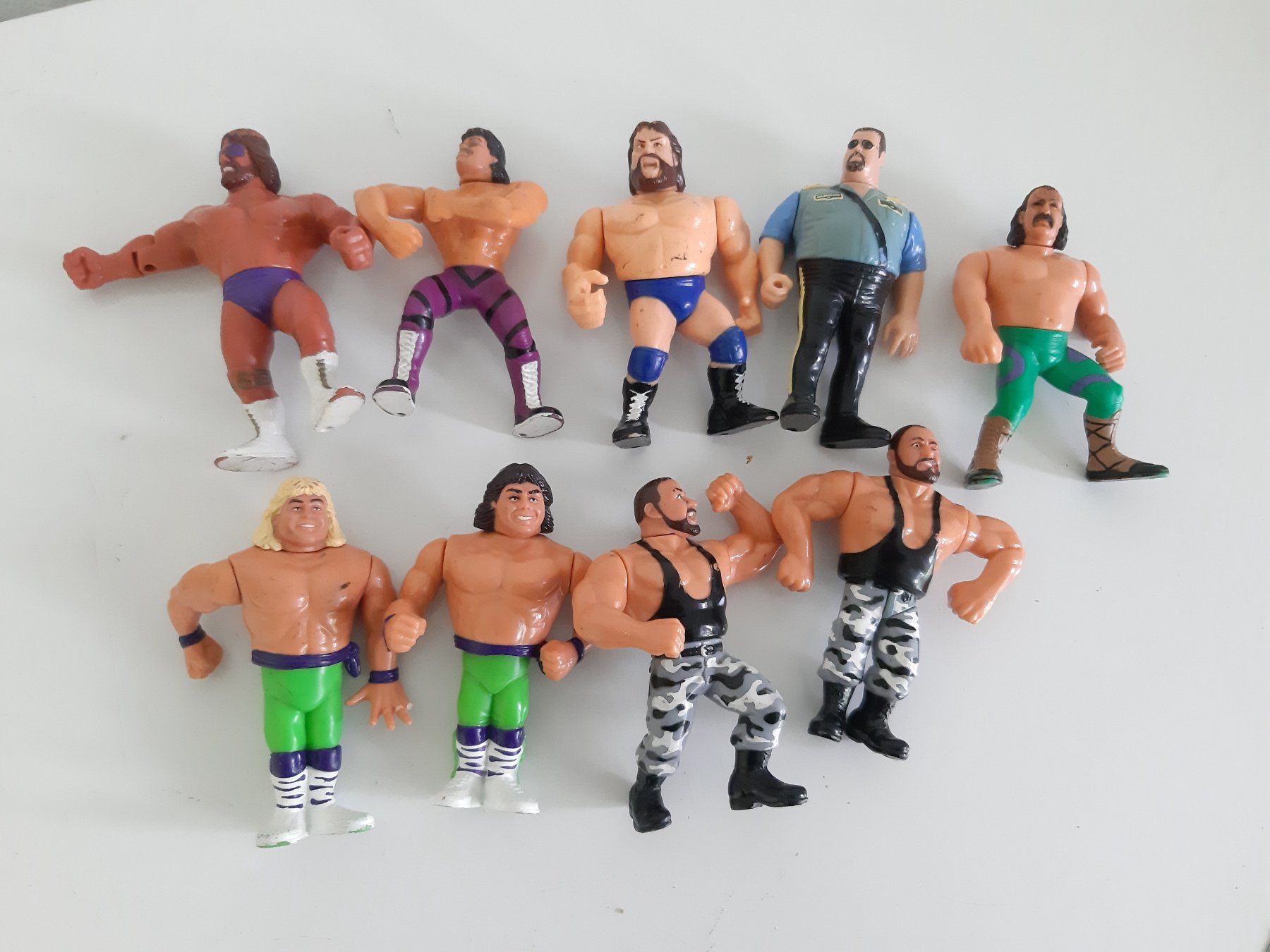 WWE Statuette: WWE WWF Hasbro Lot  9 Action Figuren – Usato da Buchs SG venduto da Bray_Law 4