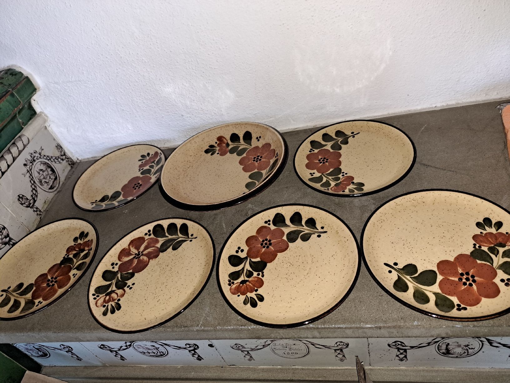 Geschirrsets: 6 Teller 1 Schale – Neu (gemäss Beschreibung) aus Kölliken von Upcycling-by-Mc-TAM