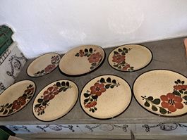 6 Teller 1 Schale