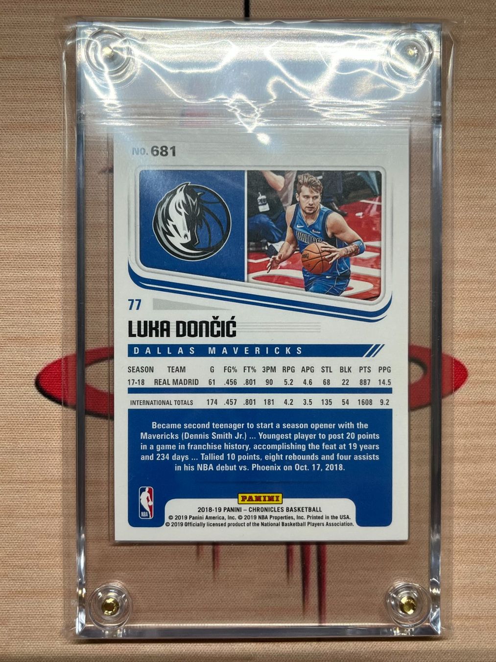 Panini Carte collezionabili: 2018-19 Panini Chronicles Score RC Luka Doncic – Nuovo (secondo la descrizione) da Dorénaz venduto da swisskid_cards 1