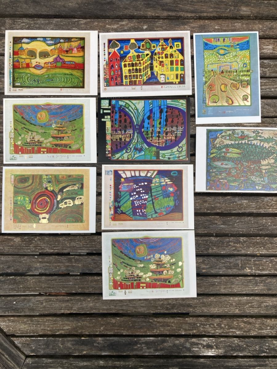 Libri: Set - Hundertwasser Bücher und Postkarten – Usato da Belp venduto da Doc_Matt_Rox 6