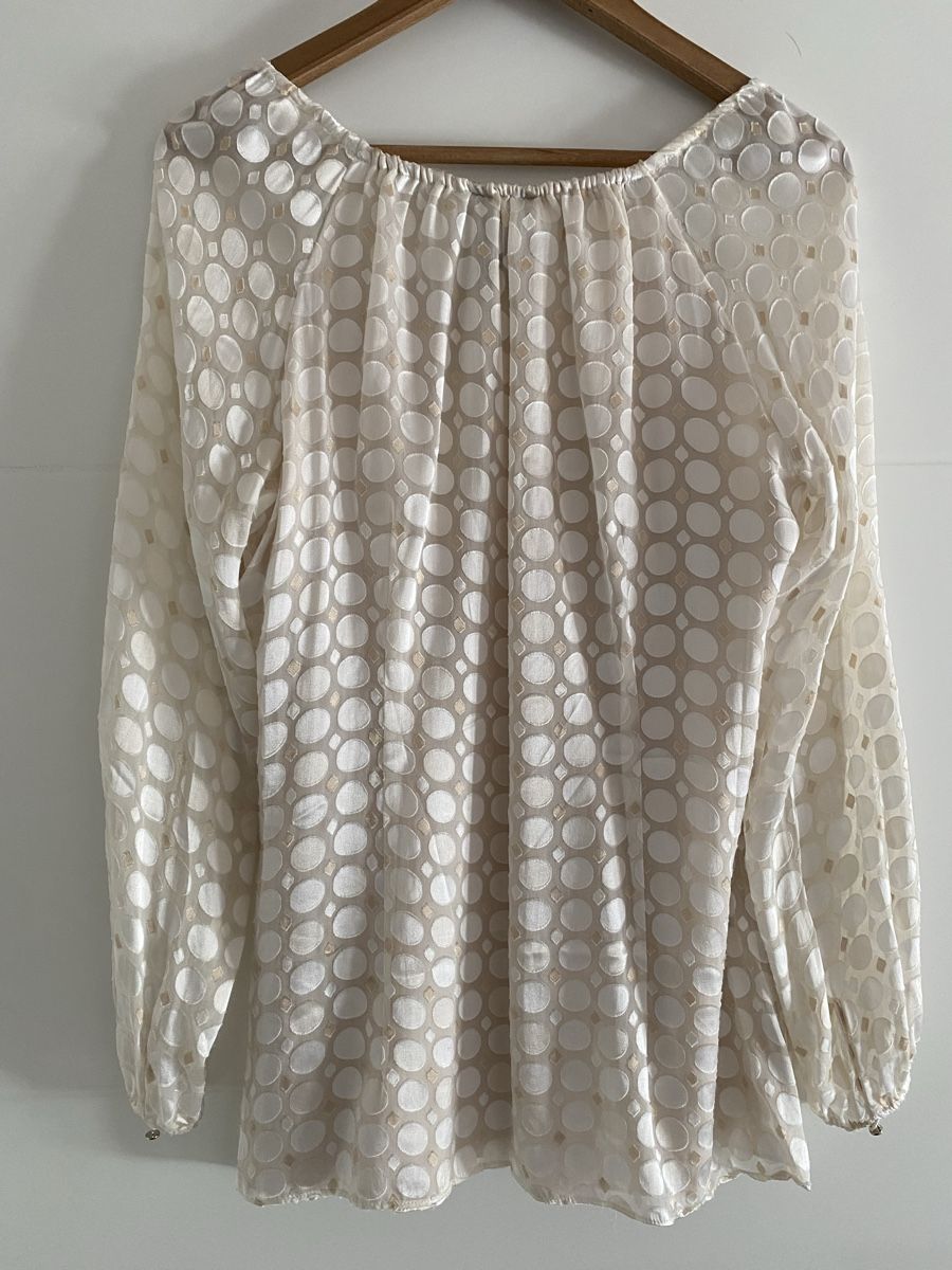 Blusen: Blouse en soie Taille M – Gebraucht aus Corsier GE von tanamera 3