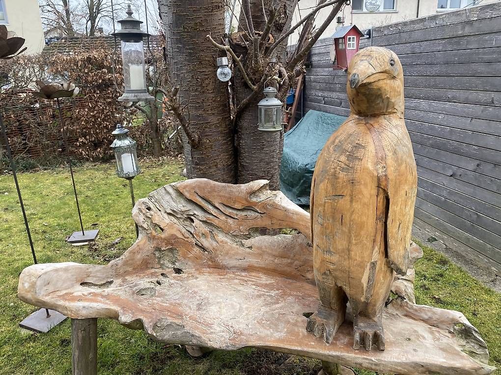Sculture & Statue: Holzbank Gartenbank – Usato da Wiesendangen venduto da argon03 4
