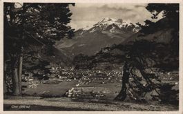 Originale Vintage Ansichtskarte von Chur, Jahr 1934!