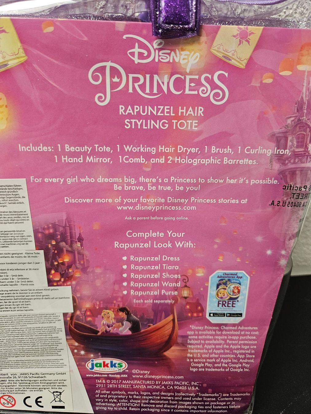 Disney Giocattoli: Neu - Disney - Rapunzel Frisier-Set – Nuovo e nell'imballaggio originale da Dagmersellen venduto da Jarsetz_Restposten 2