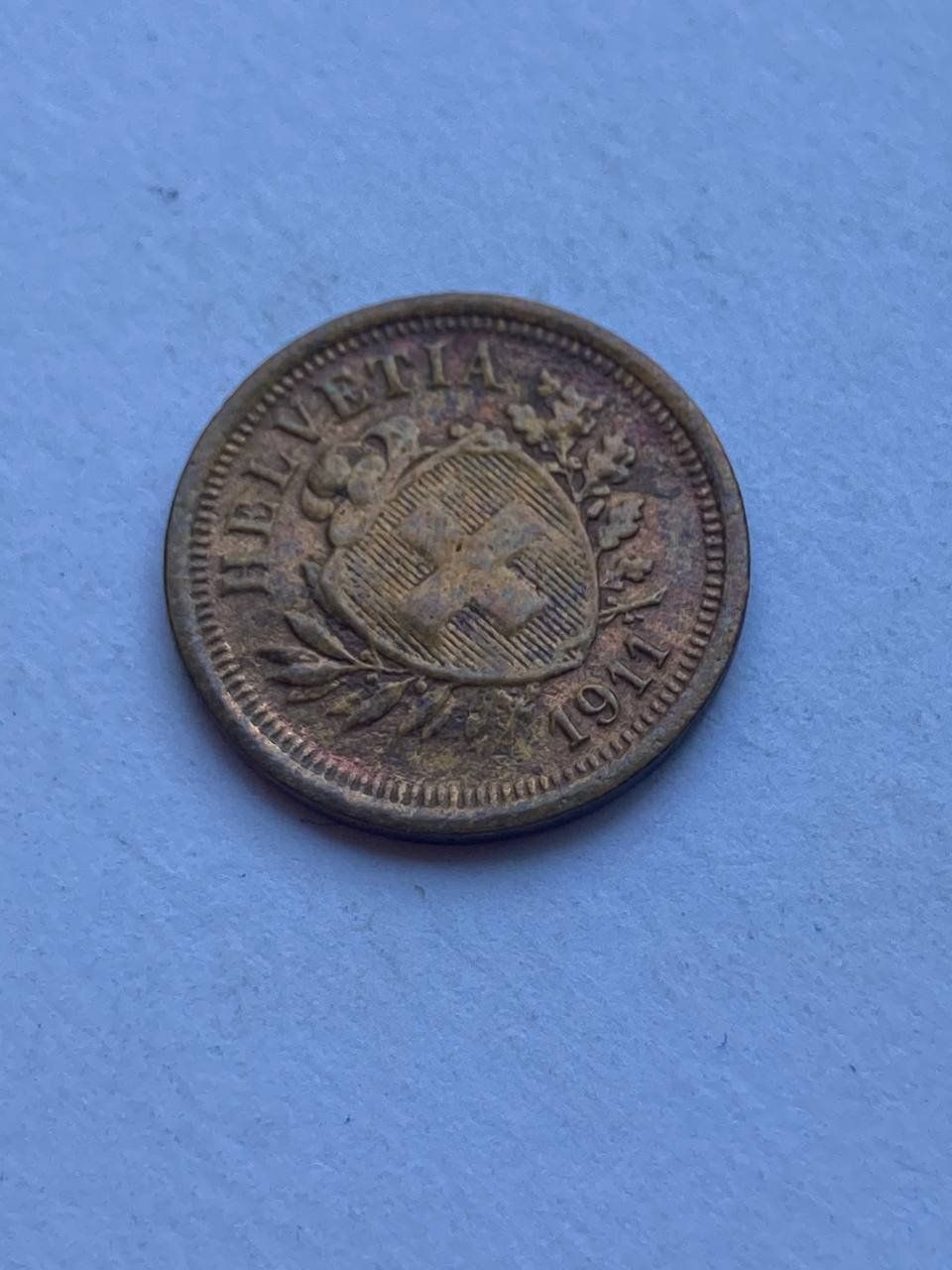 Alle Münzen: Schweiz 1 Rappen 1911 – Gebraucht aus Muralto von manueldisaba01 1