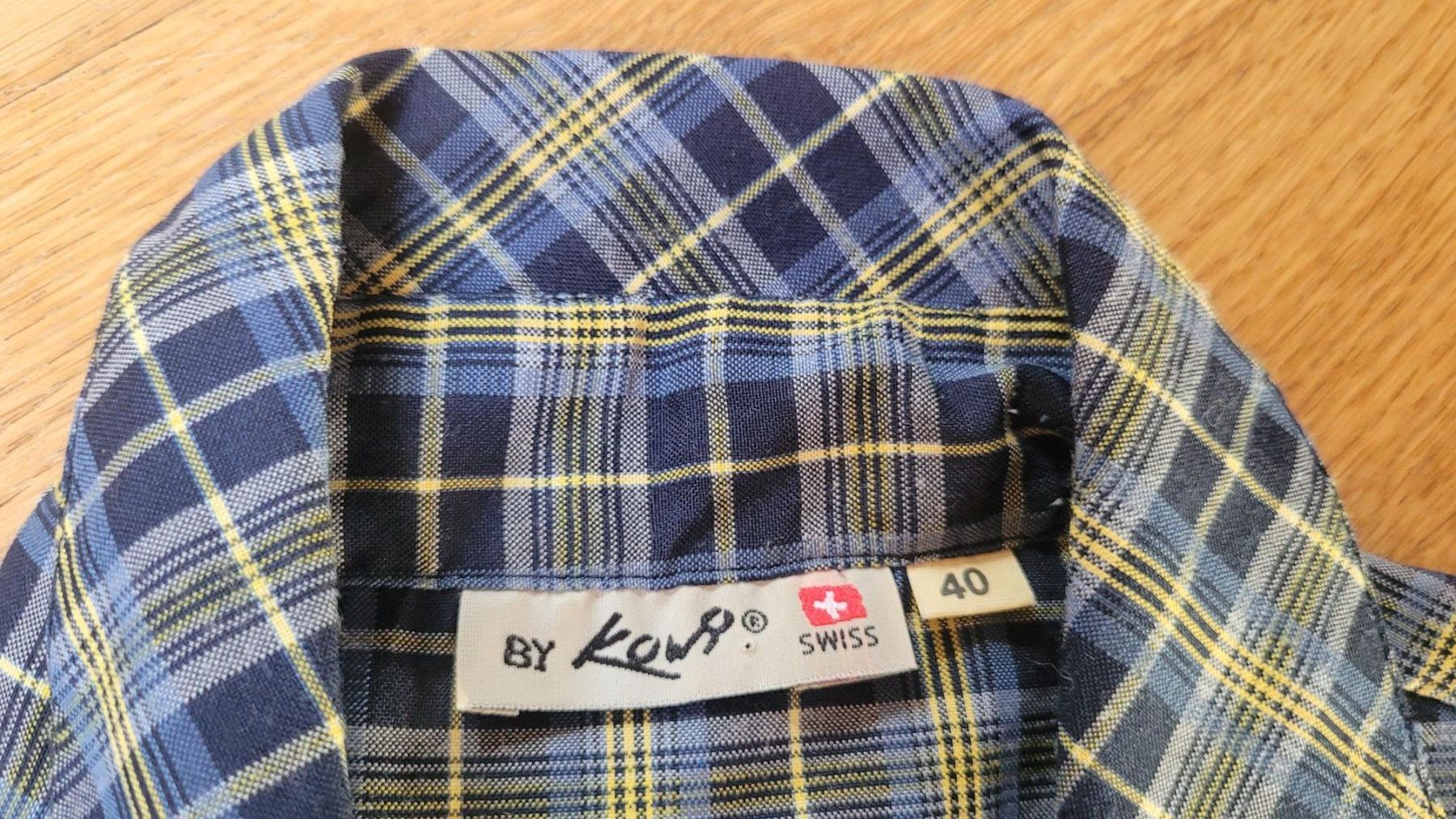 Blusen: Bluse blau/gelb kariert, Grösse 40 – Neu (gemäss Beschreibung) aus Neschwil von flower_69 1