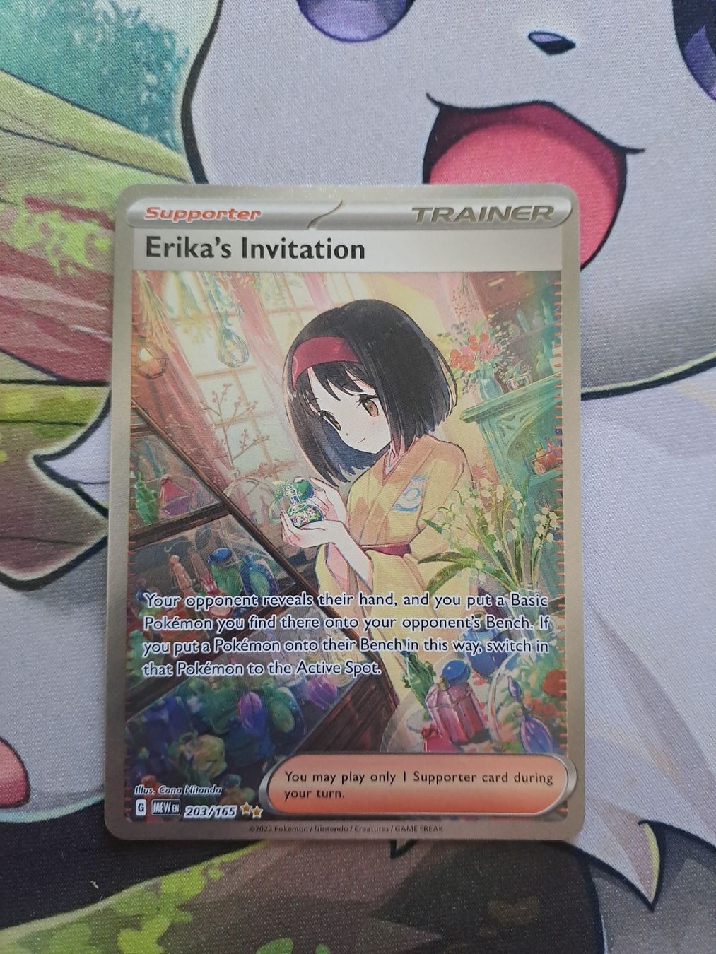 Pokémon Carte collezionabili: Erika's Invitation 203/165 – Usato da Basel venduto da mfe_86h9
