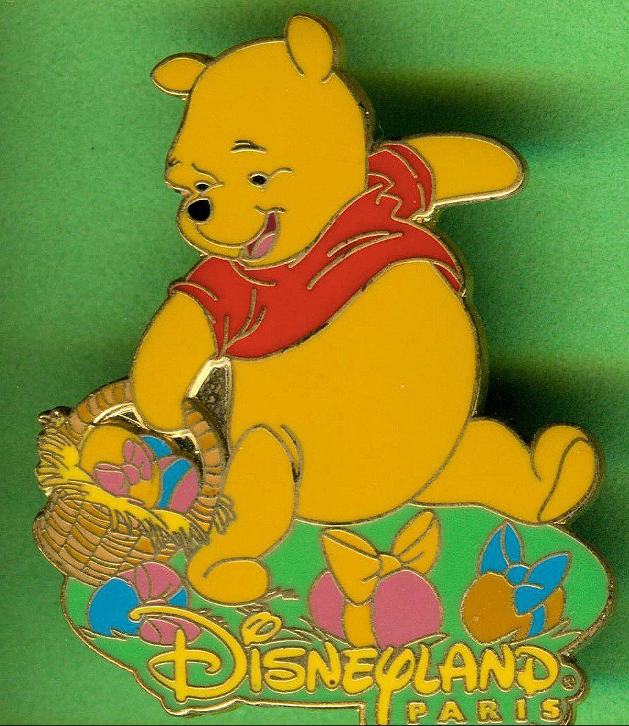 Disney Placchette & Badge: DISNEY  Winnie the Pooh  OSTERN – Usato da Winterthur venduto da Sammleroase