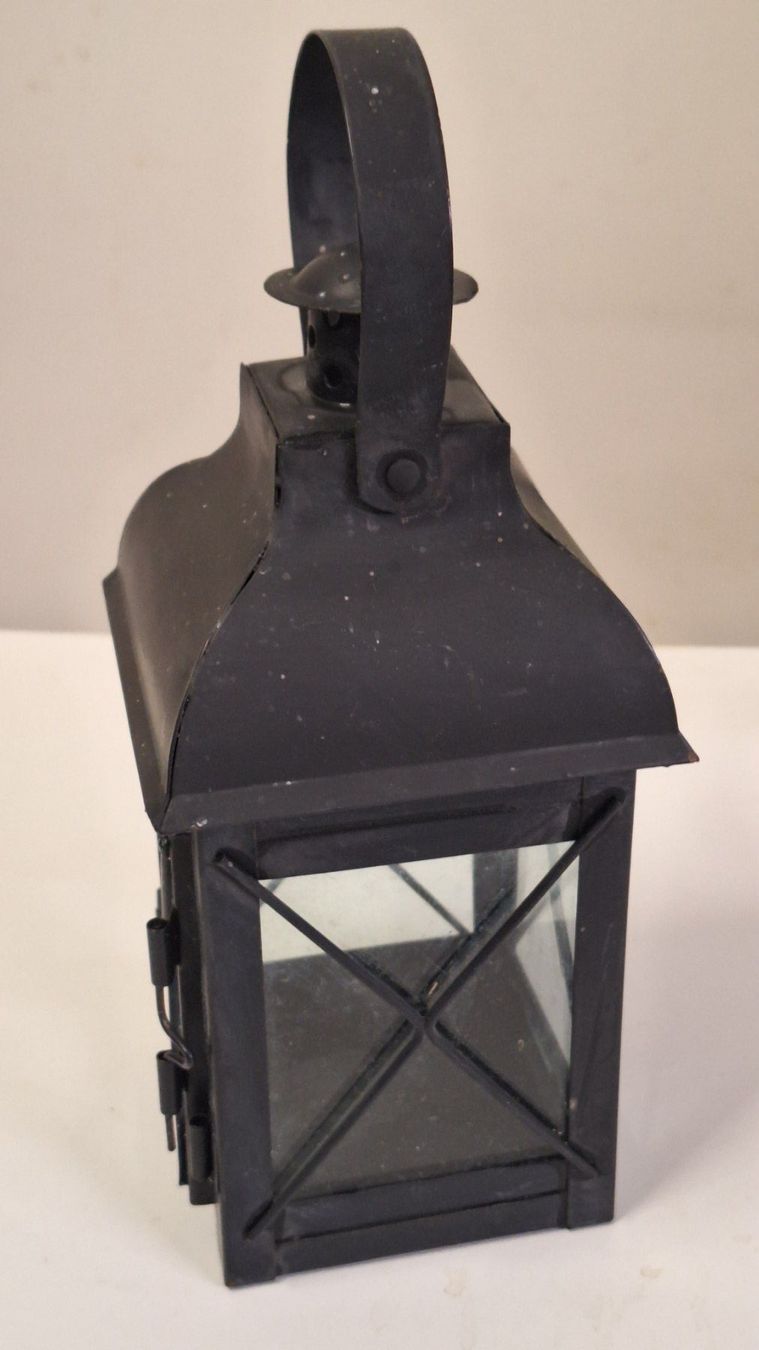 Lanterne: Vintage Laterne Metall  schwarz – Usato da Arlesheim venduto da shopradl 3