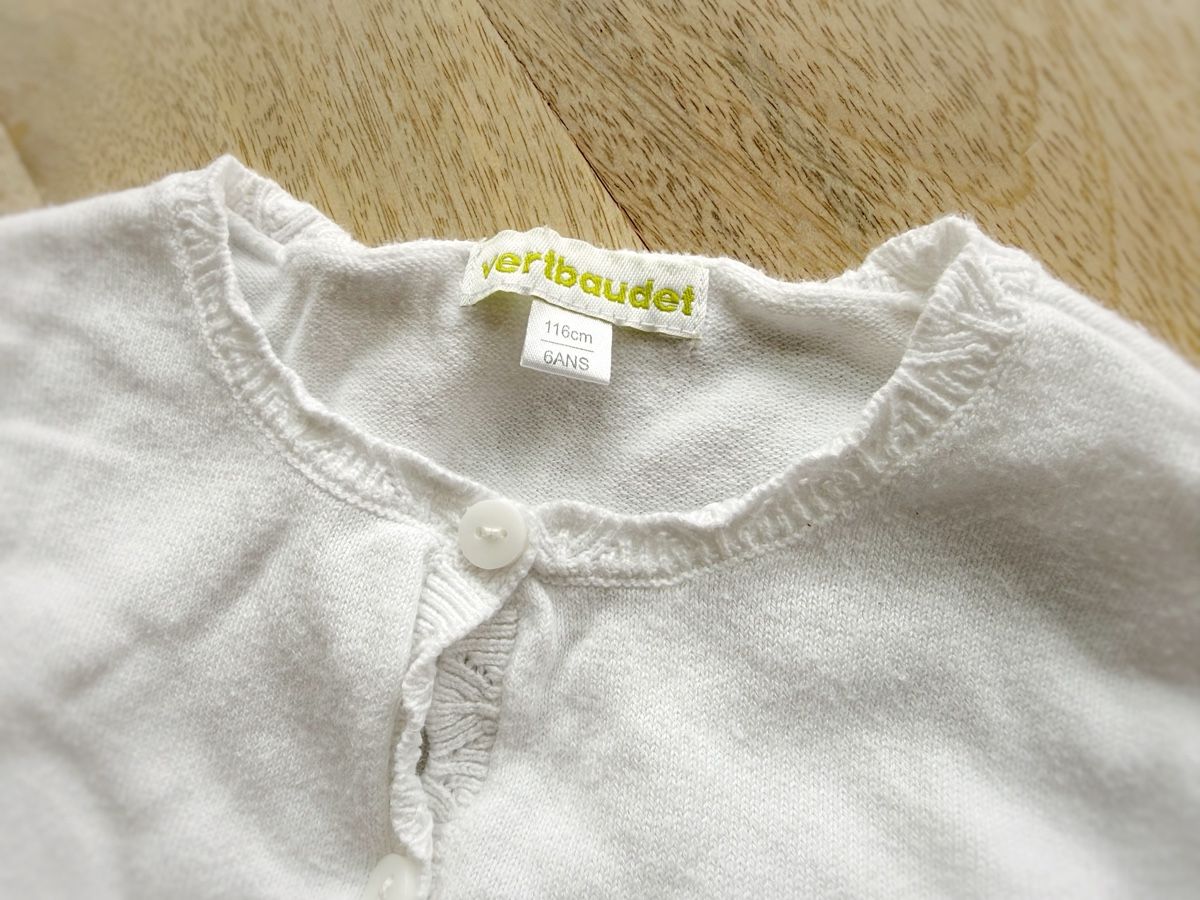 Giacche & Cappotti: Mädchen Bolero weiss, Gr. 116, Vertbaudet – Usato da Eggenwil venduto da Lissi82 1
