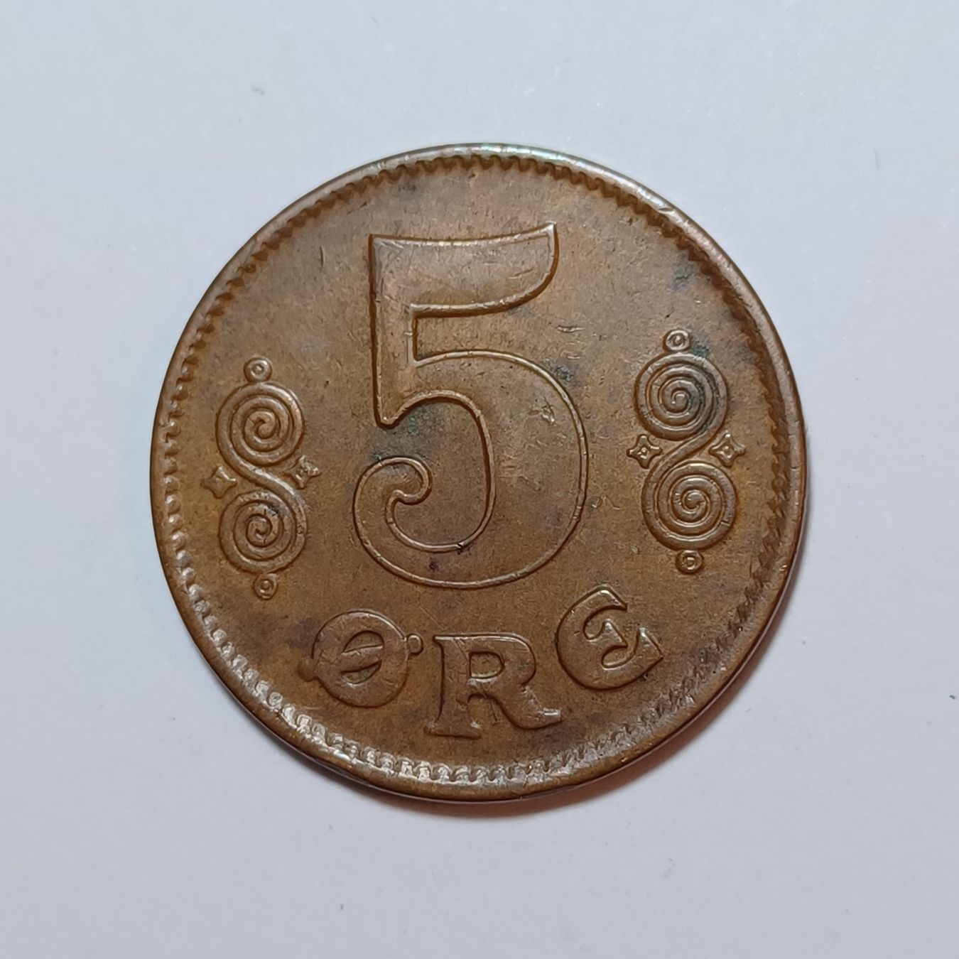 Tutti le monete: 5 Öre 1921 Dänemark – Usato da Pfäffikon ZH venduto da Welt_Muenzen