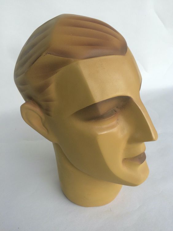 Herren-Kopf Aus Polystyrol Weiß – 28 Cm Hoch, Für Perücken, Hüte, Brillen & Deko