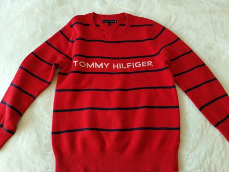 Tommy Hilfiger Jungen Hilfiger Stripe Sweater Pullover 128