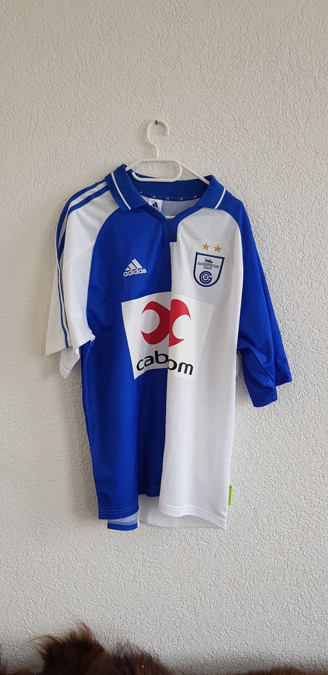 Grasshopper Canottiere & Pantaloni: Orginal GC Trikot vom Chapi – Usato da Bassersdorf venduto da enrico555 1
