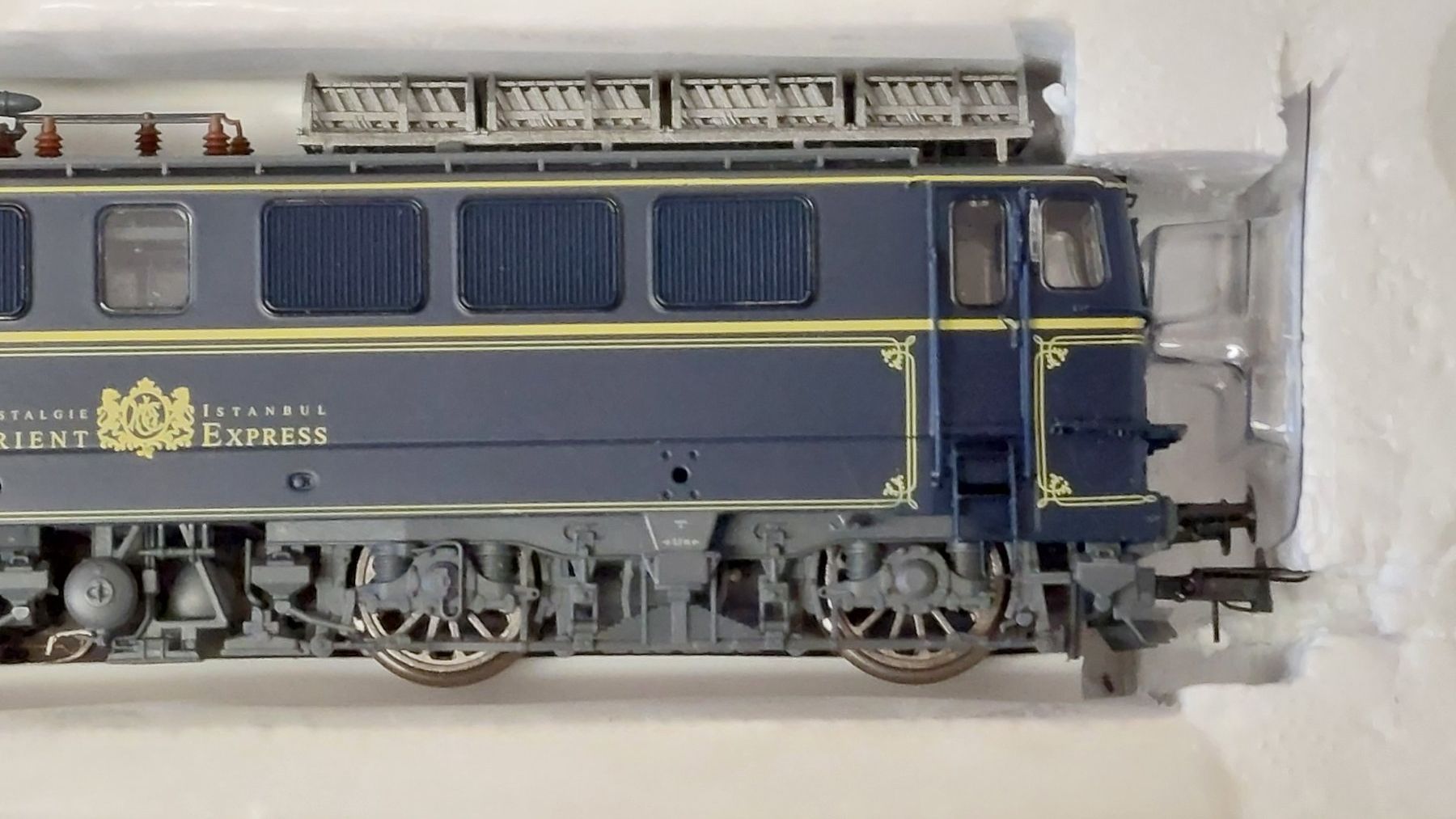 Brawa Modellini di ferrovie: Brawa Ae 477 Orient Express H0  Wechselstrom  neu – Nuovo e nell'imballaggio originale da Wädenswil venduto da Frosch33 2
