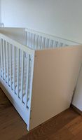 IKEA SUNDVIK Babybett inkl. Matratze & Mobilehalter