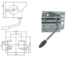 Klemmschelle für Stützrad Ø 60 mm