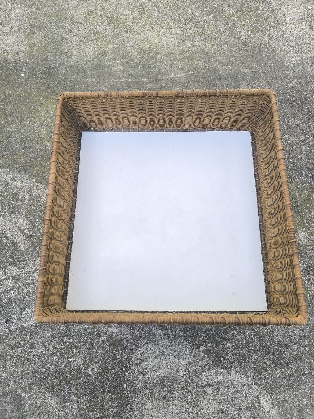 Vasi per fiori: Mid Century Rattan Blumenkasten – Usato da Basel venduto da Patts_Lampenfieber 2
