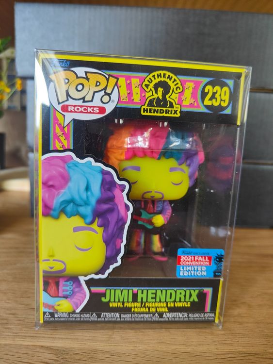 Funko Pop! Jimi Hendrix – Blacklight #239 – NYCC 2021 – Édition Limitée épuisée