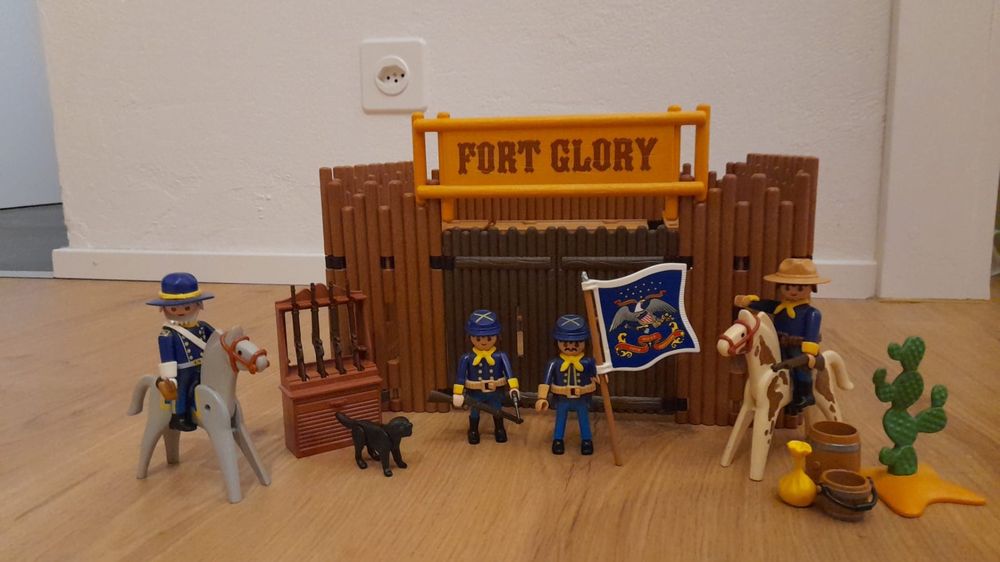 PLAYMOBIL WESTERN CASQUETTE de soldat de l'Union 3023 3028 3037 3057