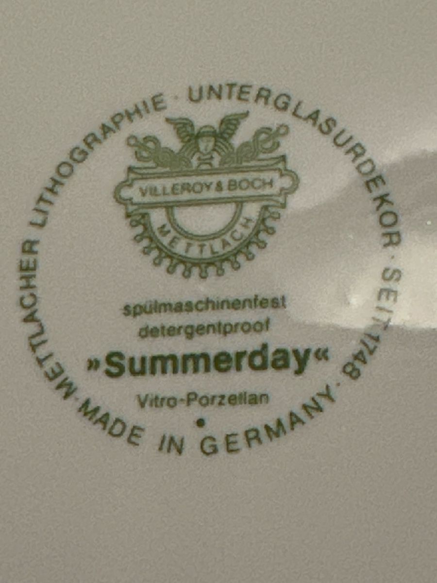 Villeroy & Boch Piatti: Villeroy&Boch Summerday Geschirr, Speiseteller oder Platztel – Usato da Zürich venduto da Chaeffeler 6